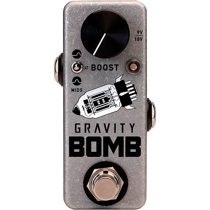 Gravity Bomb V2 Clean Boost Mids Enhancer Grey