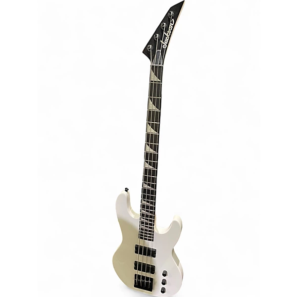 Used Jackson JS2 Concert WHITE Electric Bass Guitar