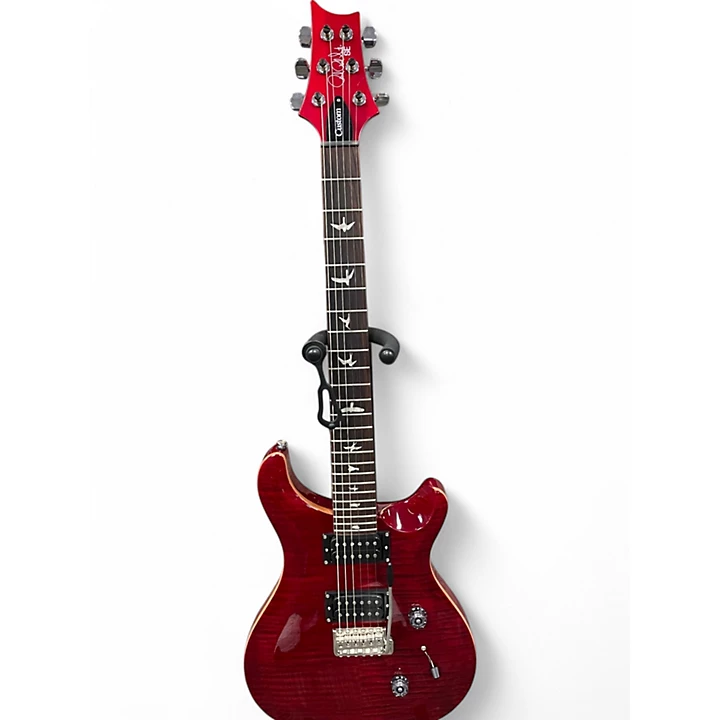 Used PRS SE Custom 24 RUBY RED Solid Body Electric Guitar