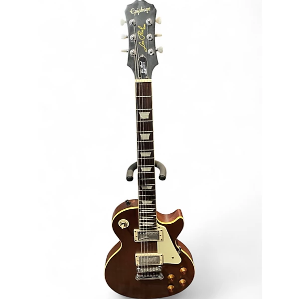 Used Epiphone Les Paul Standard Worn Brown Solid Body Electric Guitar