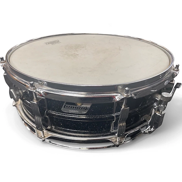 Ludwig Used Ludwig 5X14 Acrolite Snare galaxy black Drum