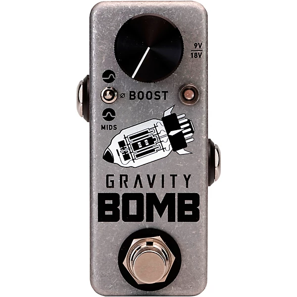 Gravity Bomb V2 Clean Boost Mids Enhancer Grey