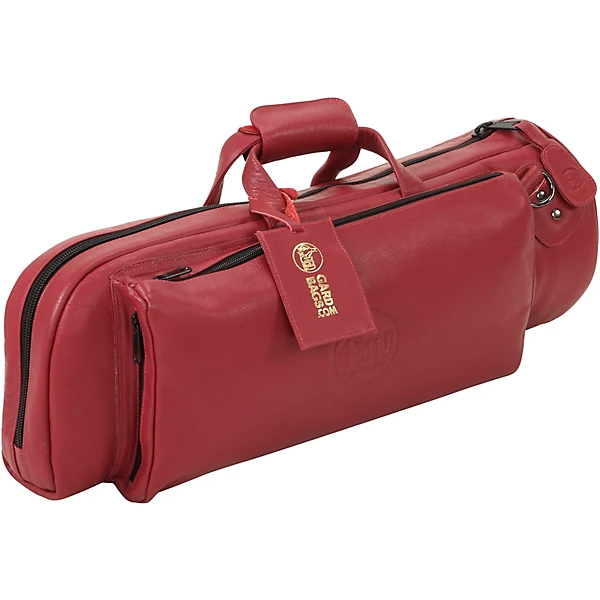 Single Trumpet Gig Bag Burgundy Leather