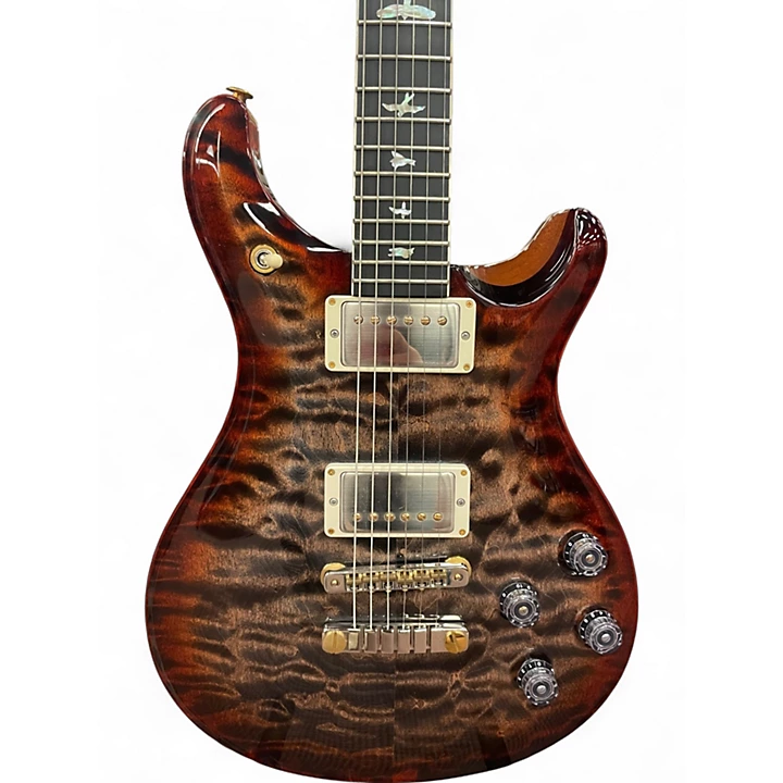 PRS Used PRS McCarty 594 10 Top Charcoal Cherry Solid Body Electric Guitar.gc