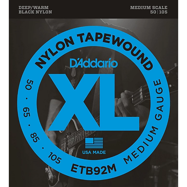 ETB92M Medium Tapewound Bass Guitar Strings Medium Scale