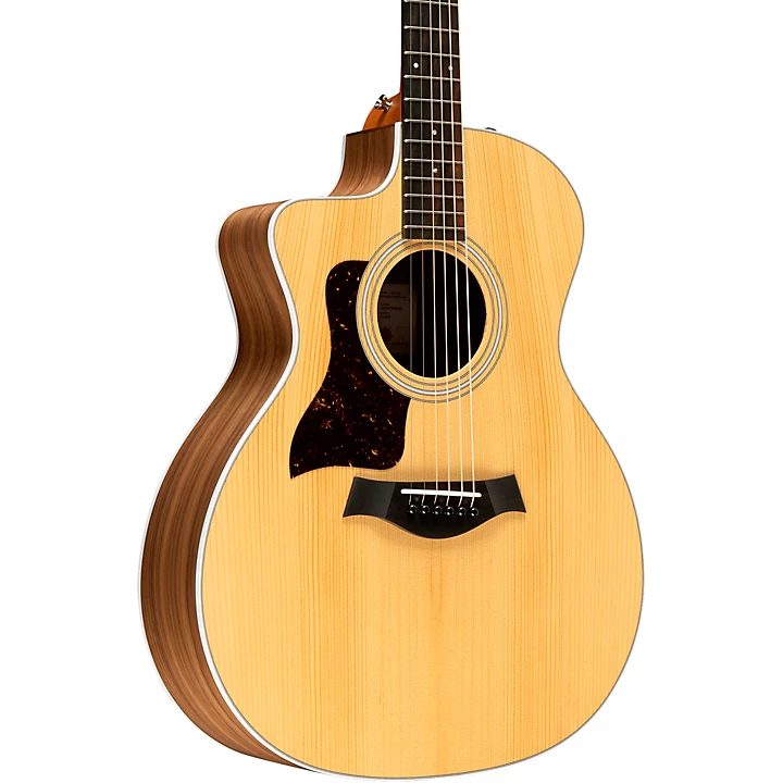 214ce Grand Auditorium Left Handed Acoustic Electric Guitar Natural