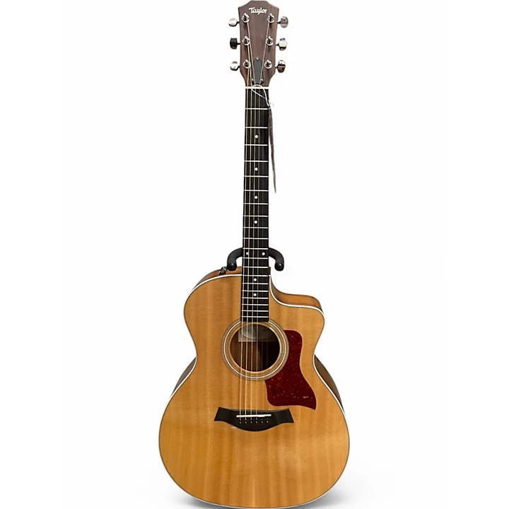 Used 2021 Taylor 214CE Natural Acoustic Electric Guitar