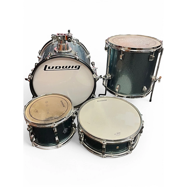 Ludwig Used Ludwig 4 Piece Breakbeats By Questlove Blue Drum Kit