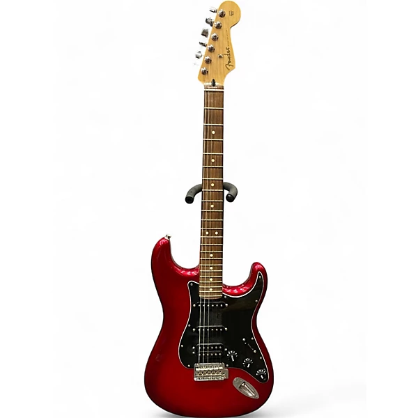 Used Fender Standard Stratocaster HSS Red Solid Body Electric Guitar
