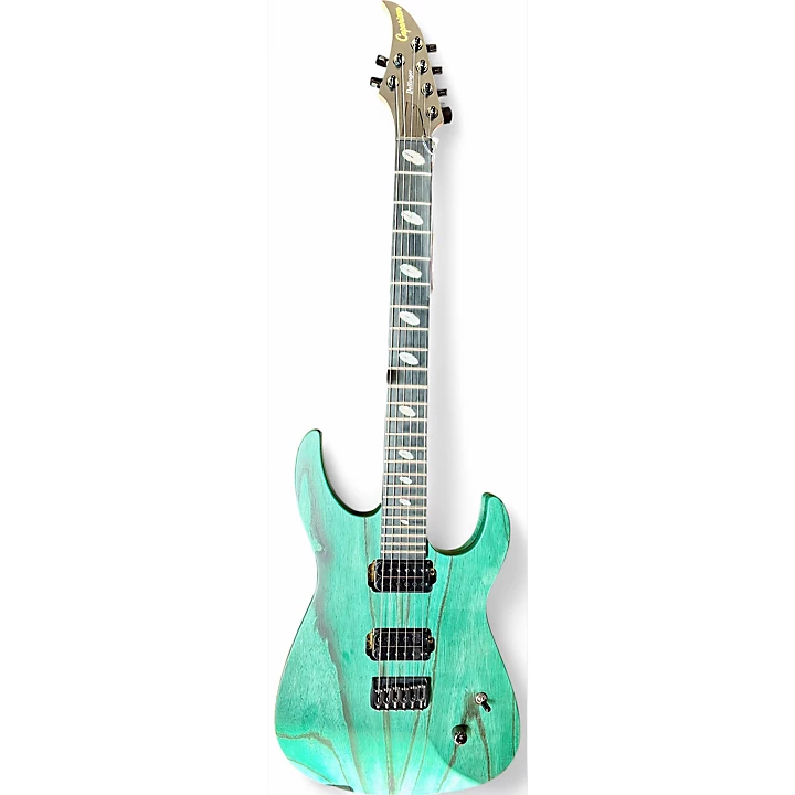 Used Dellinger fx am dark green matte Solid Body Electric Guitar