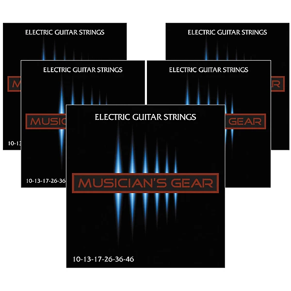 Electric Nickel Plated Steel Guitar Strings 10 46 5 Pack