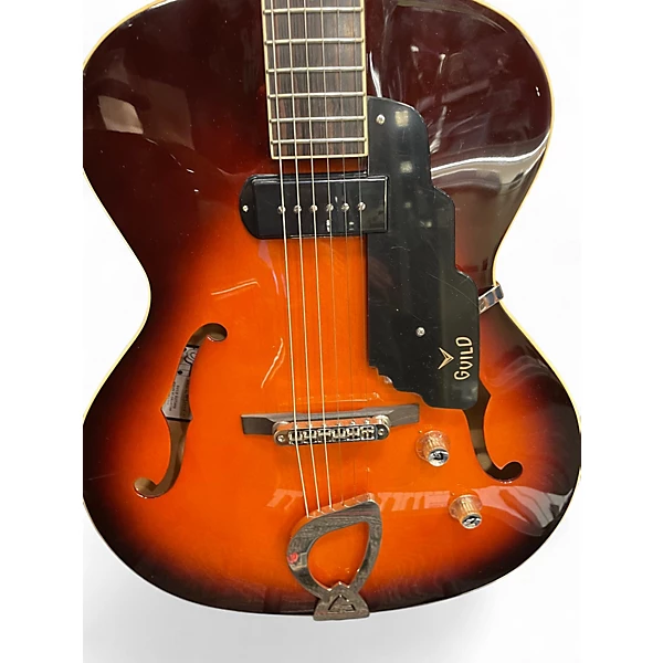 Guild Used Guild T 50 SLIM 2 Color Sunburst Acoustic Electric Guitar.gc