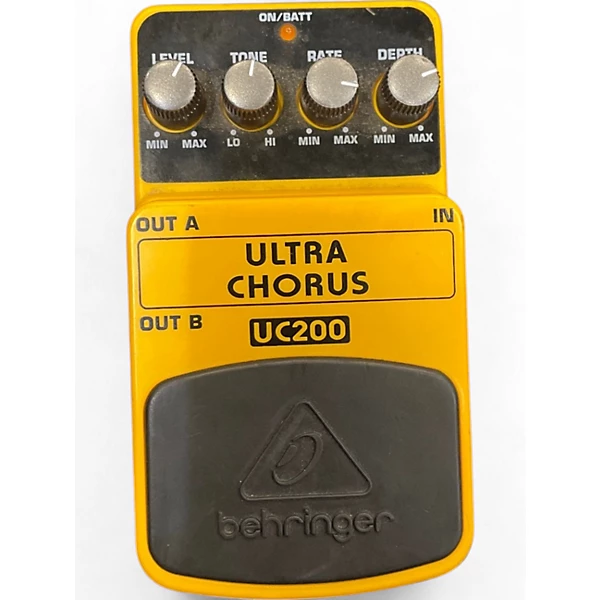 Used Behringer UC200 Stereo Chorus Effect Pedal