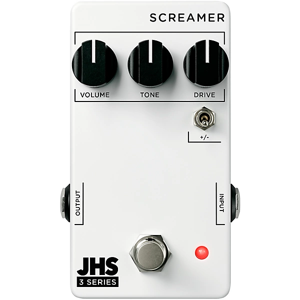 3 Series Screamer Effects Pedal White