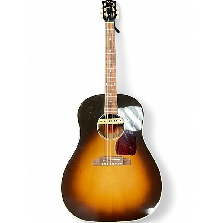 Gibson Used Gibson J45 TV True Vintage 3 Tone Sunburst Acoustic Guitar.gc