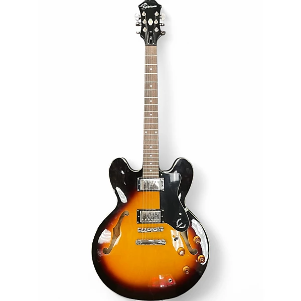 Used Epiphone Dot Vintage Sunburst Hollow Body Electric Guitar
