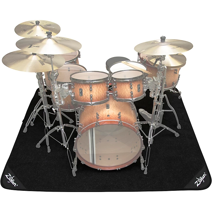 Deluxe Drum Rug Black