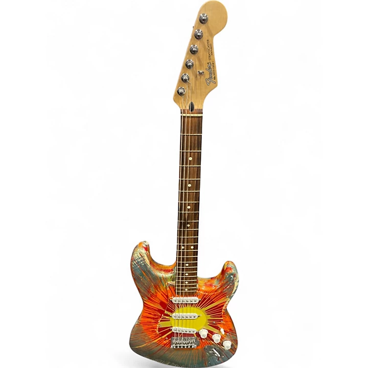 Used Fender STRATOCASTER Custom Graphic Solid Body Electric Guitar