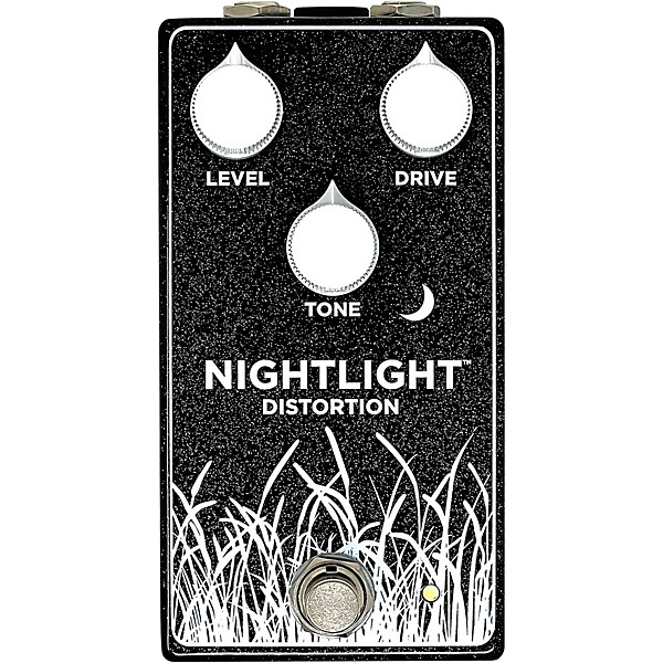 Nightlight Distortion Effects Pedal Black
