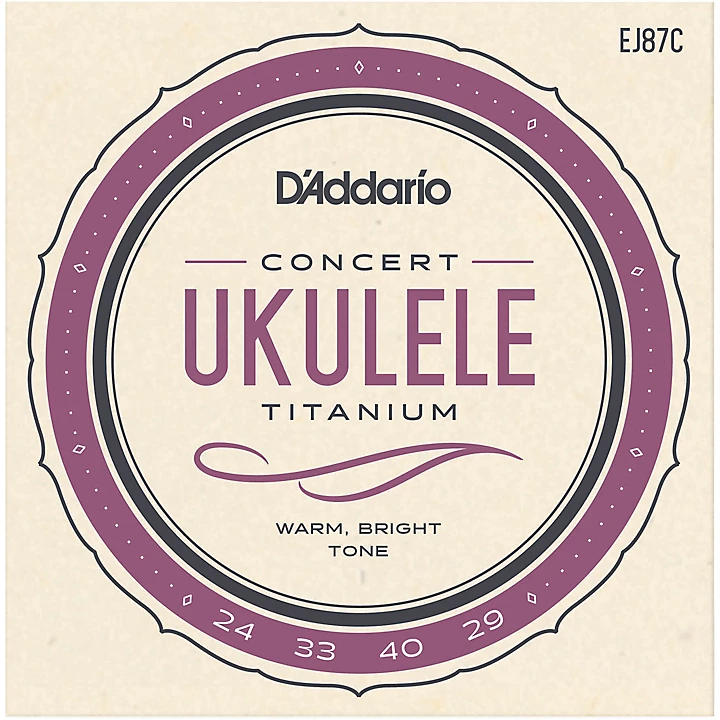 EJ87C Titanium Concert Ukulele Strings