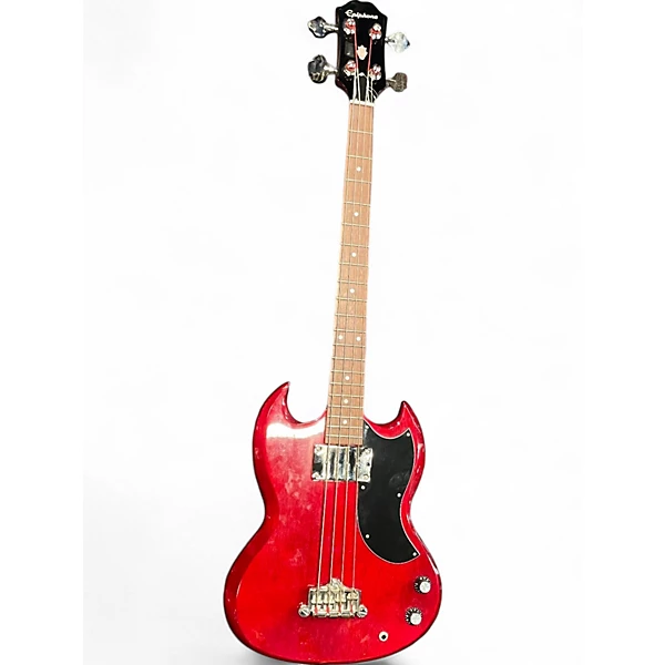 Used Epiphone SG E1 Cherry Electric Bass Guitar