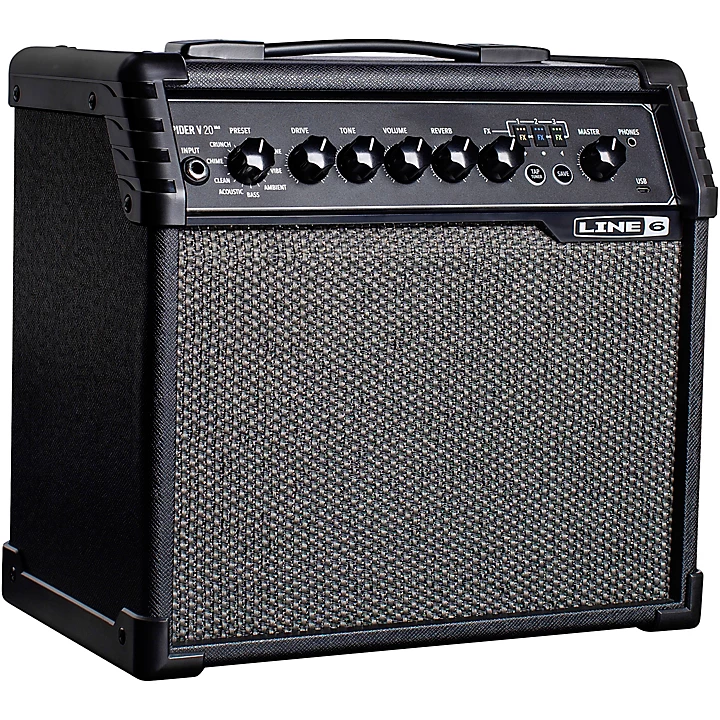 Line 6 Spider V 20 MKII 20W 1x8 Guitar Combo Amp Level 2 Black