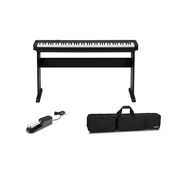 CDP S110 Digital Piano With CS 46 Stand SP 34 Pedal and Bag Black