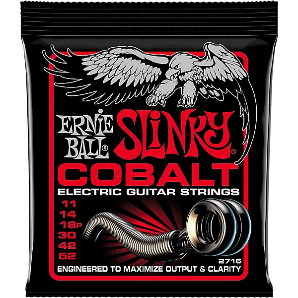 Cobalt Burly Slinky Electric Guitar Strings