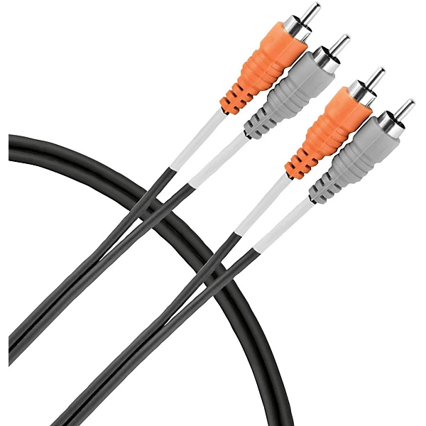 Essential Interconnect Dual Cable RCA RCA 6 ft Black