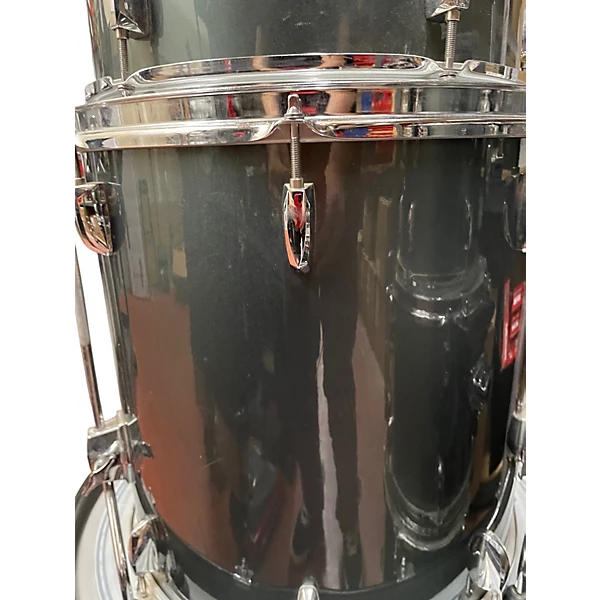 Pearl Used Pearl 7 Piece Export Gunmetal Gray Drum Kit.gc