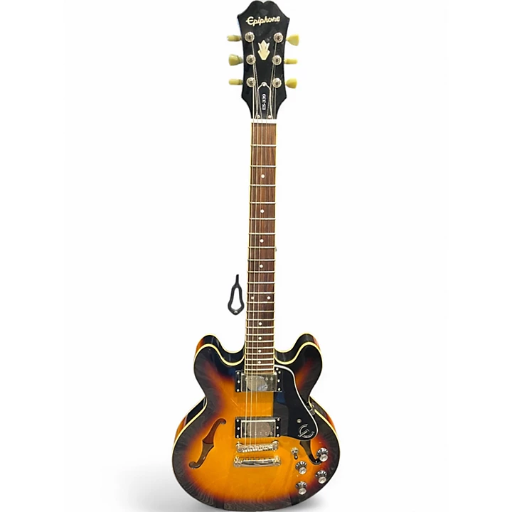 Used Epiphone ES339 2 Color Sunburst Hollow Body Electric Guitar