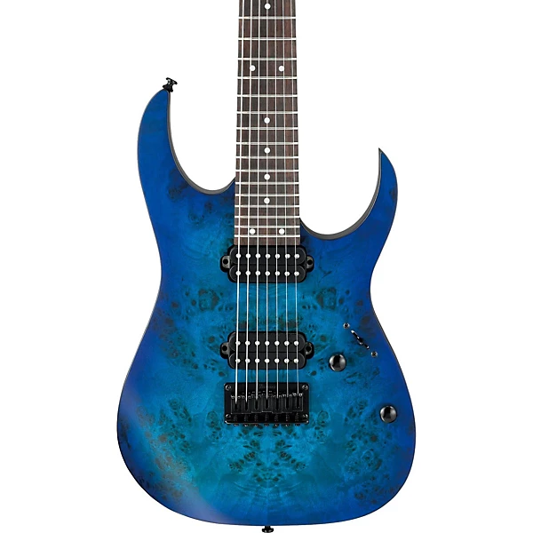 Ibanez RG Series RG7421PB 7 String Electric Guitar Flat Sapphire Blue