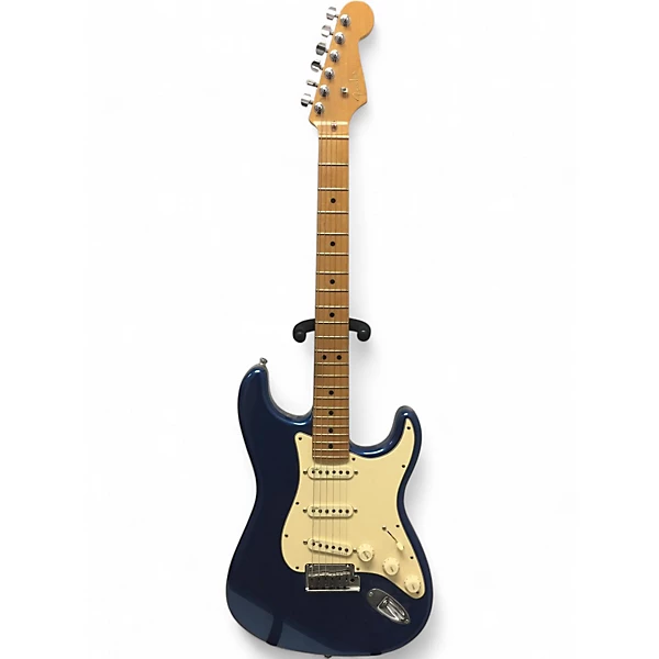 Used Fender American Ultra Stratocaster Blue Solid Body Electric Guitar