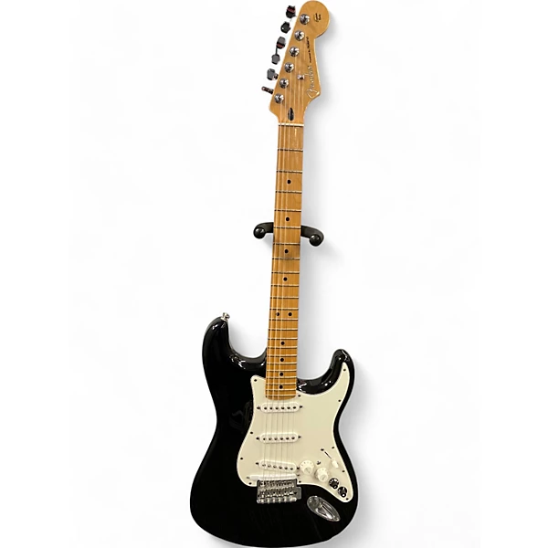 Used Fender VG Stratocaster Black Solid Body Electric Guitar