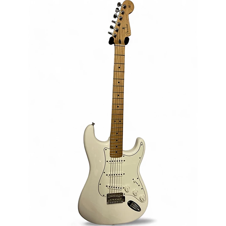 Used Fender Player Stratocaster White Solid Body Electric Guitar