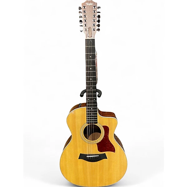 Used Taylor 254CE DLX Natural 12 String Acoustic Electric Guitar