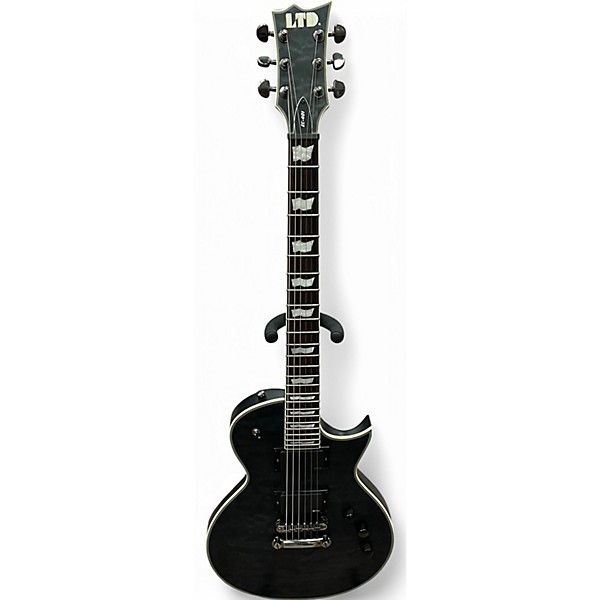 ESP Used ESP LTD EC401 Trans Black Solid Body Electric Guitar