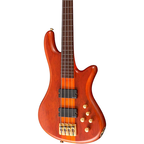 Schecter Guitar Research Stiletto Studio 4 Fretless Bass Satin Honey