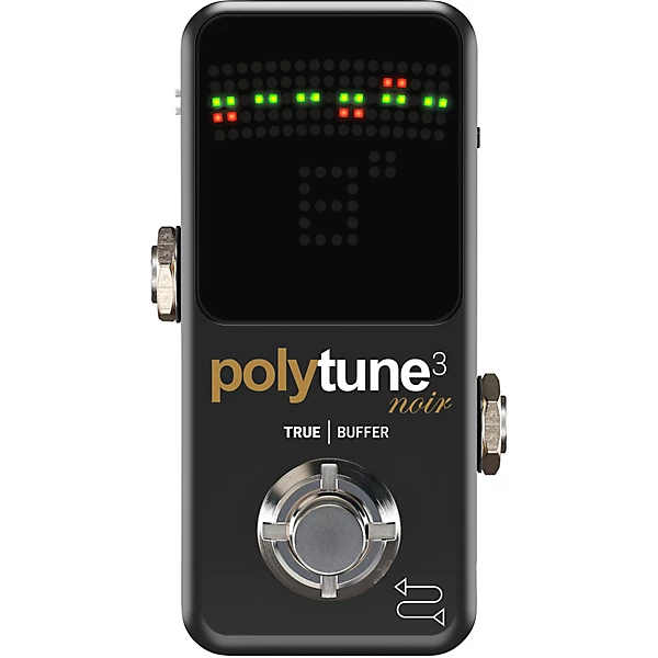 PolyTune 3 Polyphonic Mini Pedal Tuner Noir