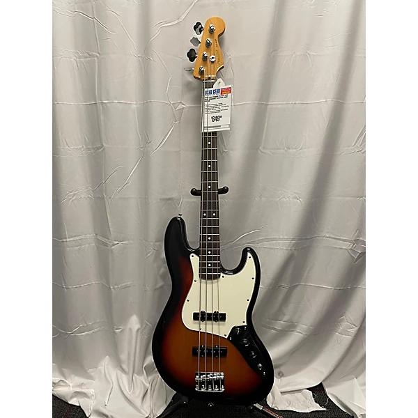 Used 2024 Fender Player Jazz Bass Sunburst Electric Bass Guitar