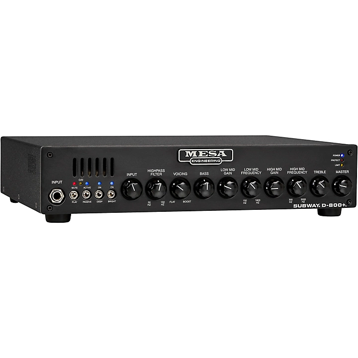 MESA/Boogie Subway D 800+ Lightweight Solid State Bass Head Black