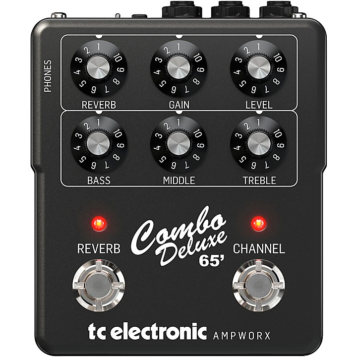 TC Electronic Ampworx Combo Deluxe 65 Preamp Pedal Black