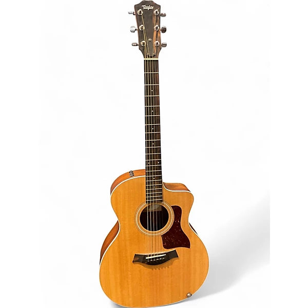 Taylor Used Taylor 214CE Natural Acoustic Electric Guitar