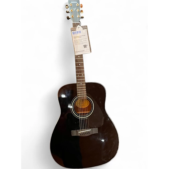Used Yamaha F335 Black Acoustic Guitar