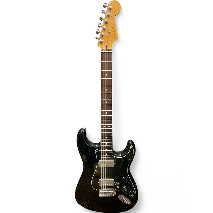 Used Fender Blacktop Stratocaster HH Black Solid Body Electric Guitar