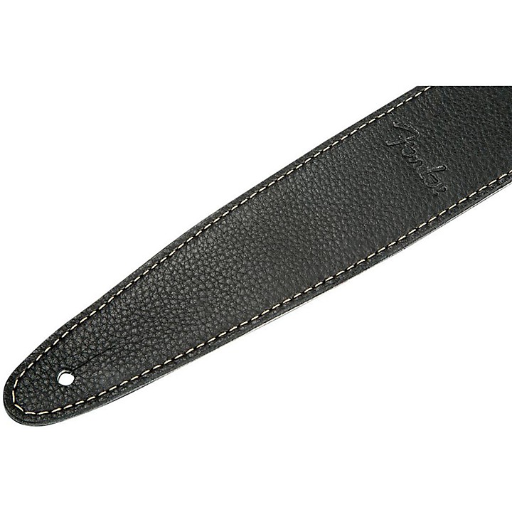 Artisan Leather Guitar Strap Black