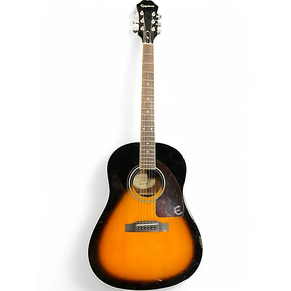 Used Epiphone AJ220S 3 Tone Sunburst Acoustic Guitar