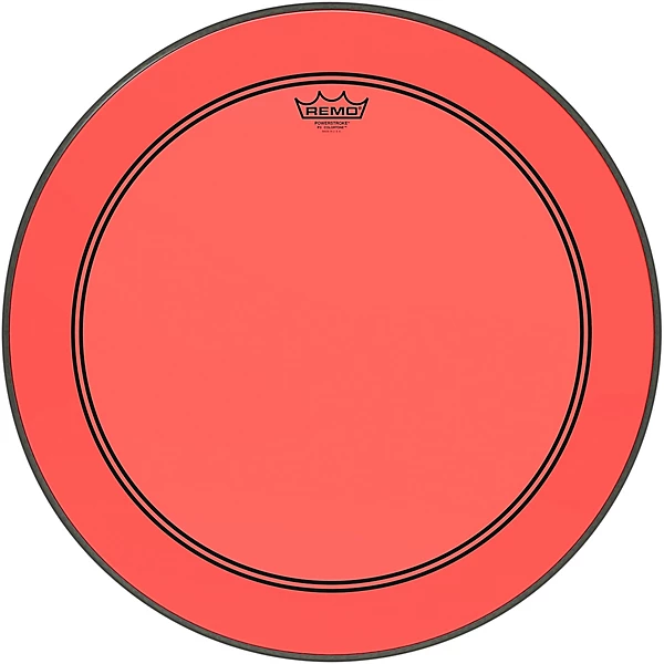 Powerstroke P3 Colortone Red Bass Drum Head 22 in