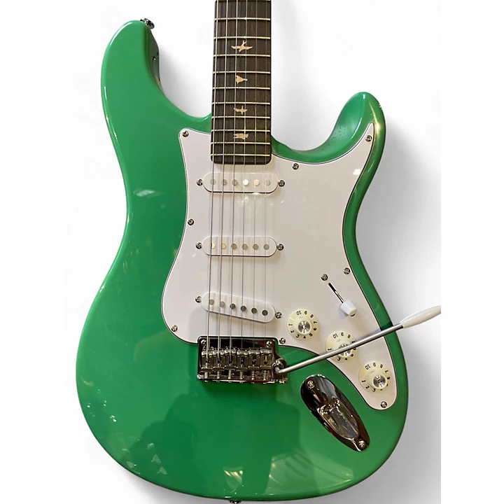 Used PRS SE Silver Sky Green Solid Body Electric Guitar