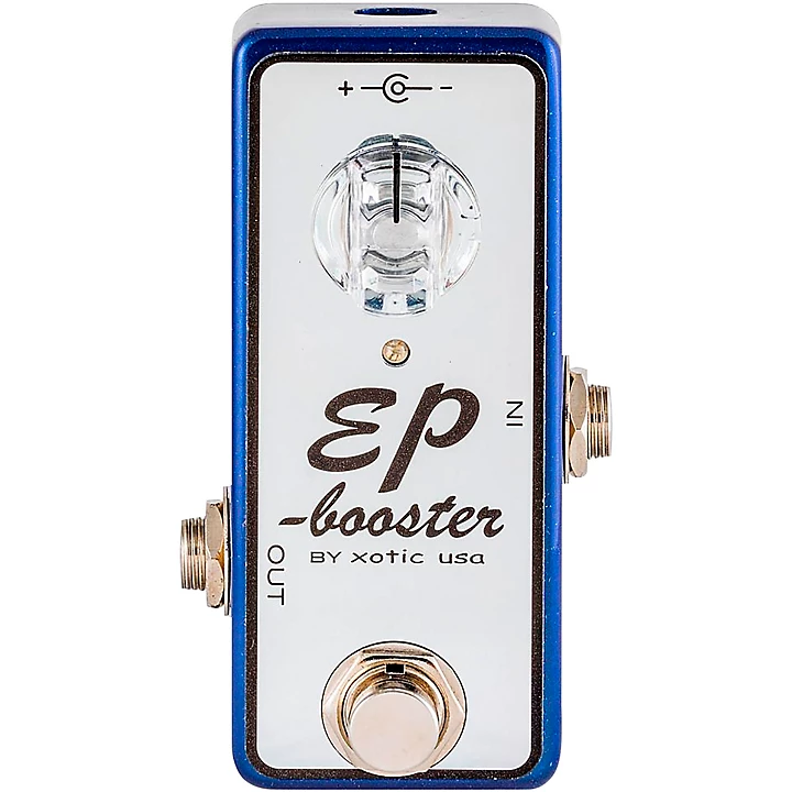 EP Booster Blue Limited Effects Pedal Metallic Blue